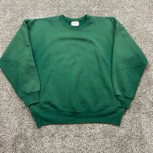 Vintage sweater mens XL fader Hanes Premium Weight  Crewneck Sweatshirt Pullover